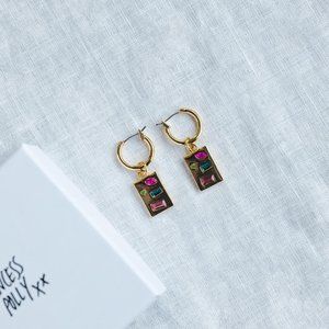 PRINCESS POLLY HANSEL GOLD PLATED EARRINGS